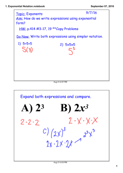 1. Exponential Notation.notebook