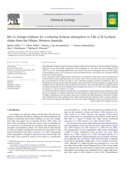 Mo&ndash;Cr isotope evidence for a reducing Archean atmosphere in 3.46
