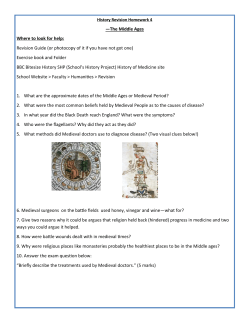 The Middle Ages - Westfield School