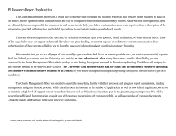 PI Research Report Explanation