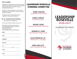 leadership roseville - Roseville Chamber of Commerce