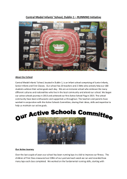 Central Model Infants` School, Dublin 1 &ndash; RUNNING Initiative