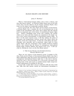 human rights and history