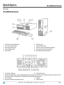 HP rp5800 Retail System