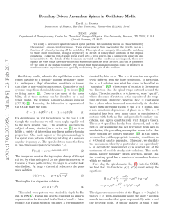 Boundary-Driven Anomalous Spirals in Oscillatory Media