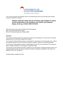 Determining the Ancient Context(s) of Leviticus: Some Issues Involved