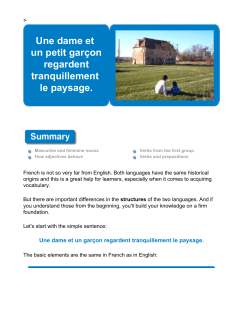 Une dame et un petit gar&ccedil;on regardent tranquillement