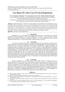 Case Report Of A Rare Case Of Vulval Elephantiasis