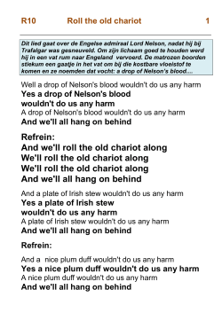 R10 Roll the old chariot