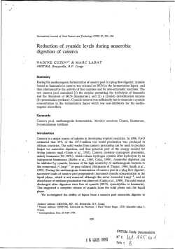 Reduction of cyanide levels during anaerobic digestion