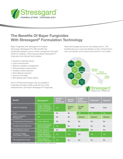Stressgard Golf Product Sheet