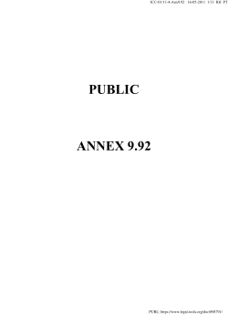 "Annex 9.92 [ Prosecutor`s Application [...]"  - ICC