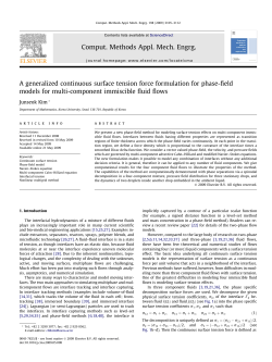 A generalized continuous surface tension force formulation for
