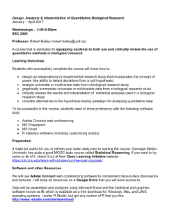 Outline - Western University Geography