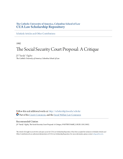 - CUA Law Scholarship Repository
