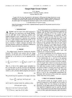 Charged Right Circular Cylinder