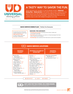QUICK SERVICE LOCATIONS