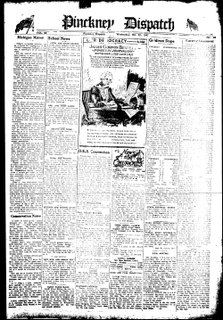 10-22-1947 - Village of Pinckney