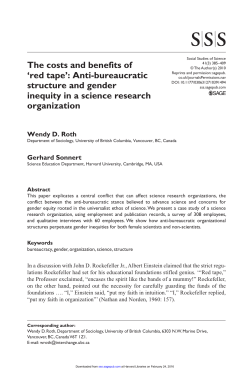 The costs and benefits of `red tape`: Anti