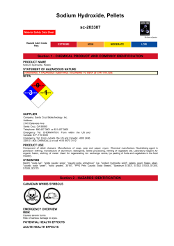 Sodium Hydroxide, Pellets - Santa Cruz Biotechnology