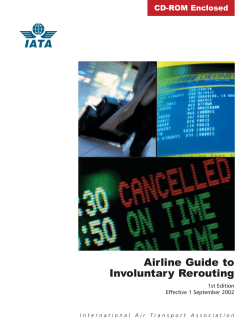 Airline Guide to Involuntary Rerouting