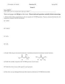 Exam 2 There are 6 pages and 250 pts on this