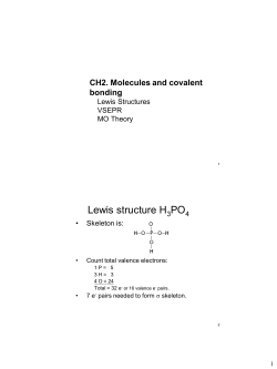 Lewis structure H PO - Oregon State chemistry