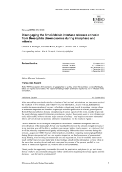 Review Process - The EMBO Journal