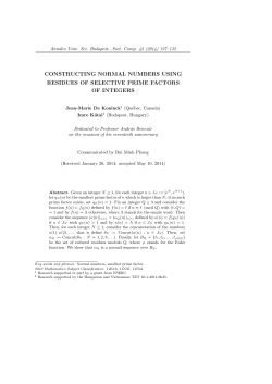 Full text in PDF - Annales Univ. Sci. Budapest., Sec. Comp.