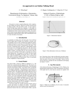 An approach to an Italian Talking Head - ISTC