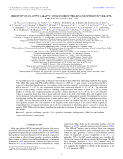 DISCOVERY OF AN ACTIVE GALACTIC NUCLEUS DRIVEN