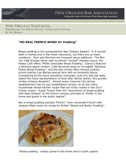NO REAL FRENCH WORD for Pudding