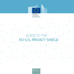 Guide to the EU-U.S. Privacy Shield