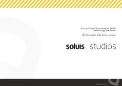 Accurate Visual Representation (AVR) Methodology Statement 163