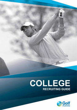 college - Golf Australia