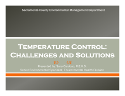 Temperature Control Challenges and Solutions