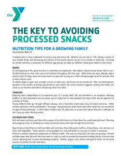 the key to avoiding processed snacks nutrition tips for a growing family