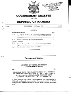 government gazette republic of namibia
