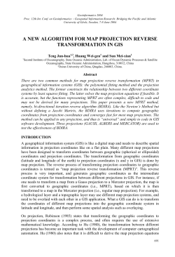 A new algorithm for map projection reverse transformation in GIS