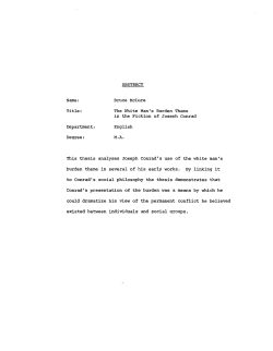 ABSTRACT Name: Bruce McLure Title