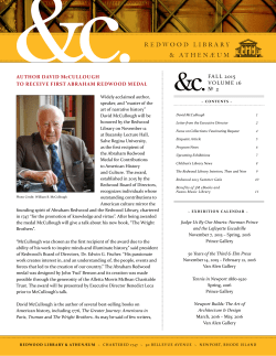 Fall 2015 Newsletter