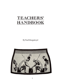teachers` handbook
