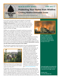 Protecting Your Home from Wildfire: Creating Wildfire