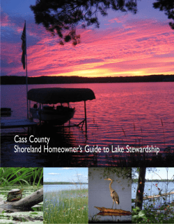 Cass County Shoreland Guide