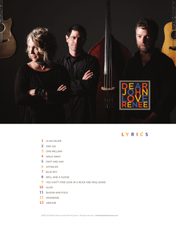 lyrics - Dear John Love Renee