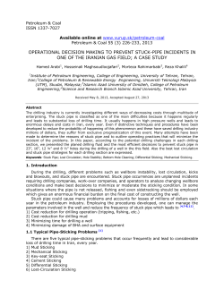 Operational Decision Making to Prevent Stuck