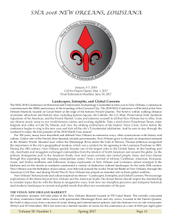 sha 2018 new orleans, louisiana - Society for Historical Archaeology