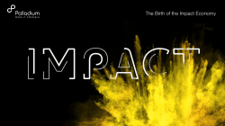The Birth of the Impact Economy