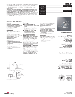 HALO - Cooper Industries