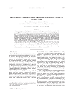 Classification and Composite Diagnosis of Extratropical